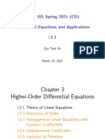 MAS 201 Spring 2021 (CD) Differential Equations and Applications