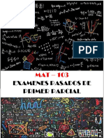 MAT 103 EXAMENES PASADOS PRIMER PARCIAL