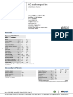 AC axial compact fan technical data sheet