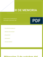 Taller de Memoria