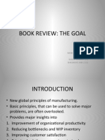 Book Review: The Goal: Presented by