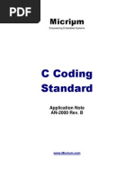 C Coding Standard