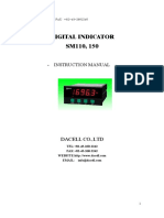 Digital Indicator SM110, 150: - Instruction Manual