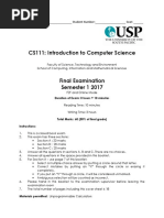 CS111 Exam