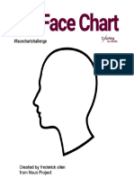 Face-chart-template