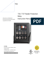 735 / 737 Feeder Protection Relay Instruction Manual: Multilin