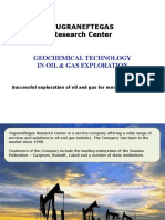 Yugraneftegas Research Center: Geochemical Technology in Oil & Gas Exploration
