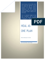 Heal As One Plan Final