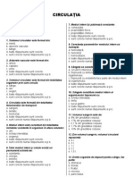 Grile Anatomie UMF Const. - VII - CIRCULATIA