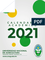 Calendario Academico 2021 UNAG