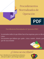 Procedimientos Normalizados de Operación