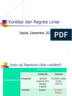 Kor Pearson Dan Reg Linier Sederhana