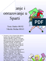 Vaspitanje I Obrazovanje U Sparti