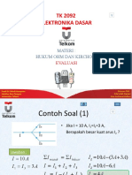 TK 2092 Elektronika Dasar: Materi: Hukum Ohm Dan Kirchoff