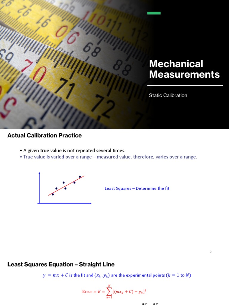Mechanical Measurements Pdf