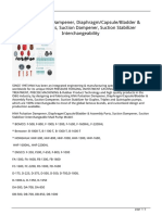 HNA Pulsation Dampener, Diaphragm/Capsule/Bladder & Assembly Parts, Suction Dampener, Suction Stabilizer Interchangeability