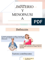 Climaterio y Menopausia