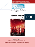Anne Perry - Série Pitt 16 - A Prostituta de Pentecost Alley