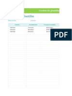 Planilla de Excel de Gestion de Productos Perecederos