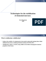 Technologies For The Stabilization of Elemental Mercury: Sven Hagemann GRS