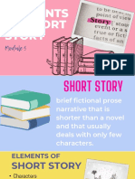 Elements of Short Story - Character, Setting, Conflict, Plot, Theme, Point of View