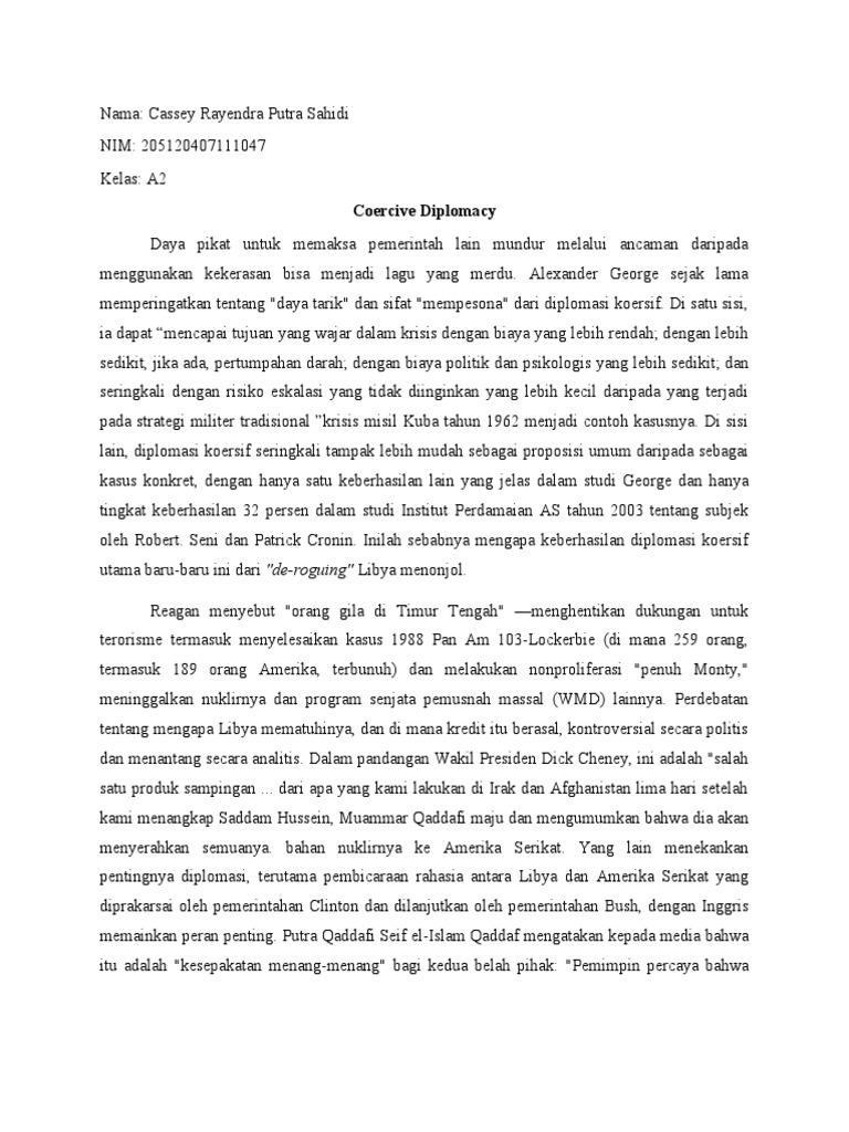 Coercive Diplomacy PDF