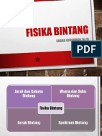 Fisika Bintang