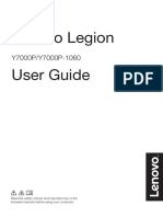Manual de Lenovo Legio Y7000-1060