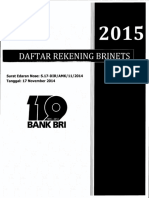Daftar Rekening Brinets 2015