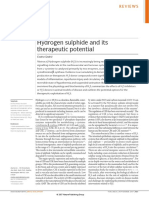 Hydrogen Sulphide and Its Therapeutic Po