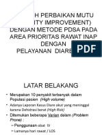 Contoh Perbaikan Mutu (Quality Improvement) Dengan