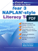 Excel Y3 NAPLAN Style Literacy Tests PDF