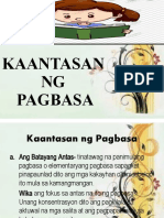 Antas NG Pagbasa