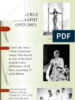 Celia Cruz Biography (1925-2003) : by Silvia Juliana Forero Gomez