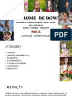 Síndrome de Down Seminário