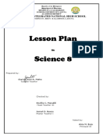 Lesson Plan Science 8: Alaminos Integrated National High School