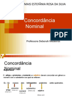 Concordância Nominal