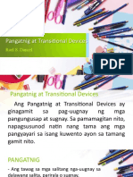 Pangatnig at Transitional Devices