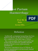 Postpartum Haemorrhage Causes and Management