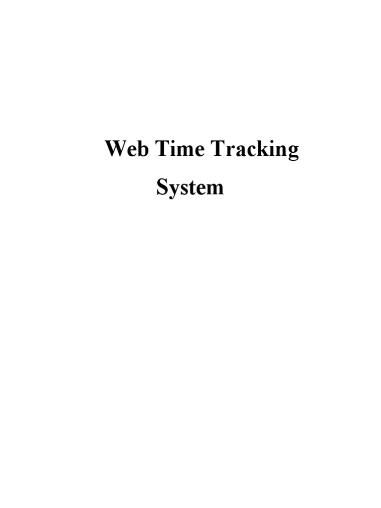 Web Tracking System | PDF | Software Testing | C Sharp (Programming ...