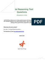 Spatial Reasoning Test Questions