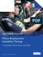 Police Employment Suitability Testing