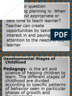 3 Developmental Stages of Learner