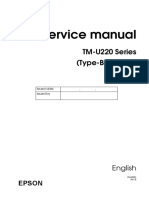 Manual Tickeadora TM U220 BD Service Manual RevB