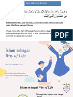Al-Islam II - Islam Sebagai Way of Life