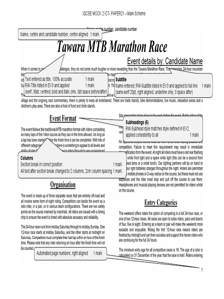 Ig2 Mock2 Ict Paper2 MS | PDF | Page Layout | Sans Serif