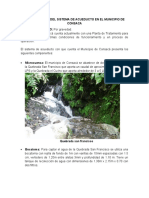 Estado Actual Del Sistema de Acueducto en El Municipio de Consaca