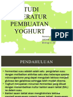 Metaanalisis Pembuatan Yoghurt