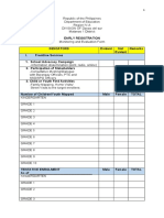 Early Registration M e Tool