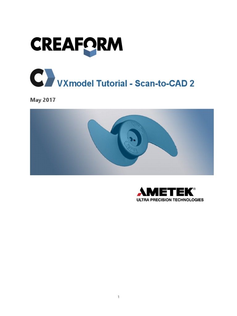 VXmodel Scan-to-CAD Workflow Guide | PDF | Triangle | Cartesian ...